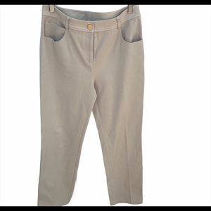 St John size 4 beige slacks